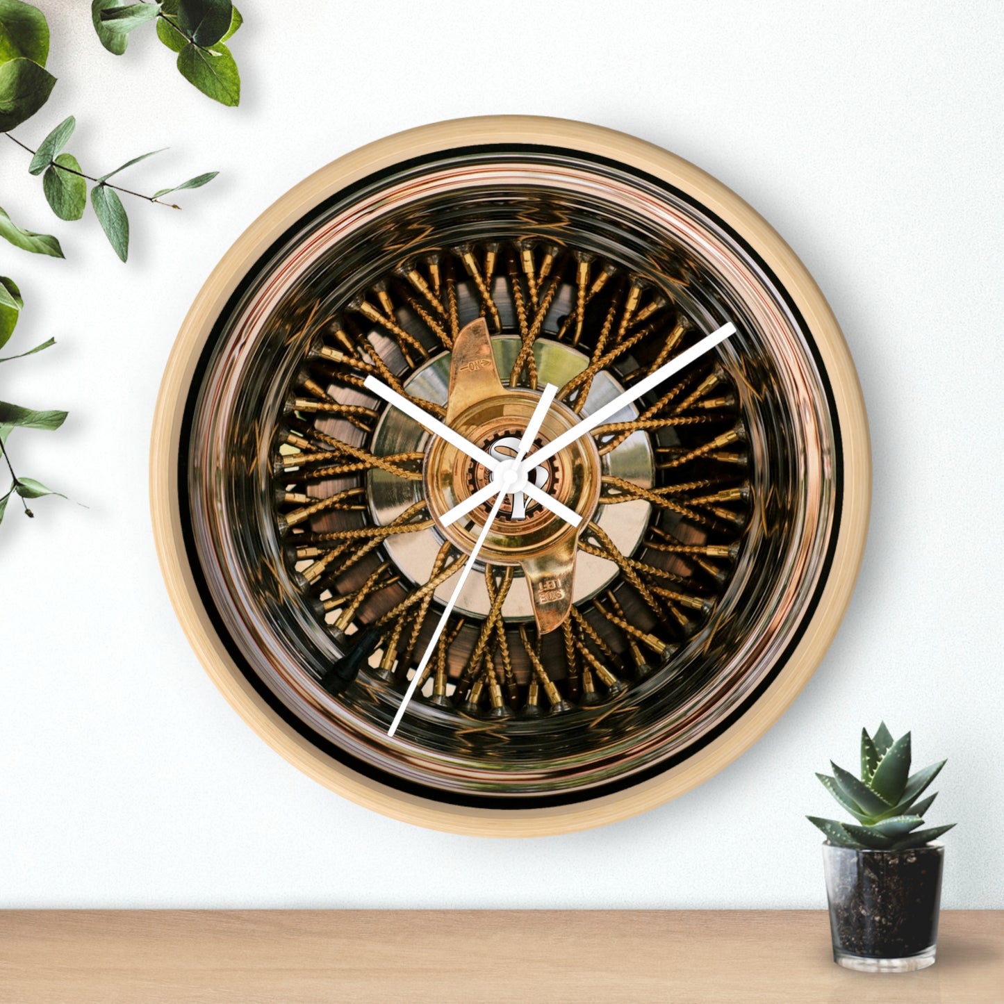 Lowrider Wheel Wall Clock