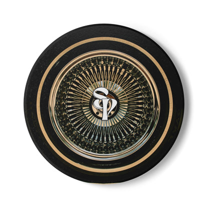 Lowrider Wheel Ceramic Coaster