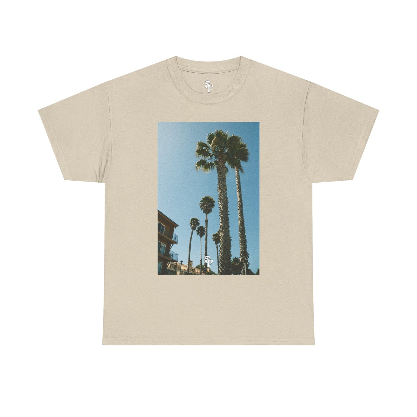 Palm Trees Unisex Heavy Cotton Tee