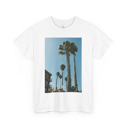 Palm Trees Unisex Heavy Cotton Tee