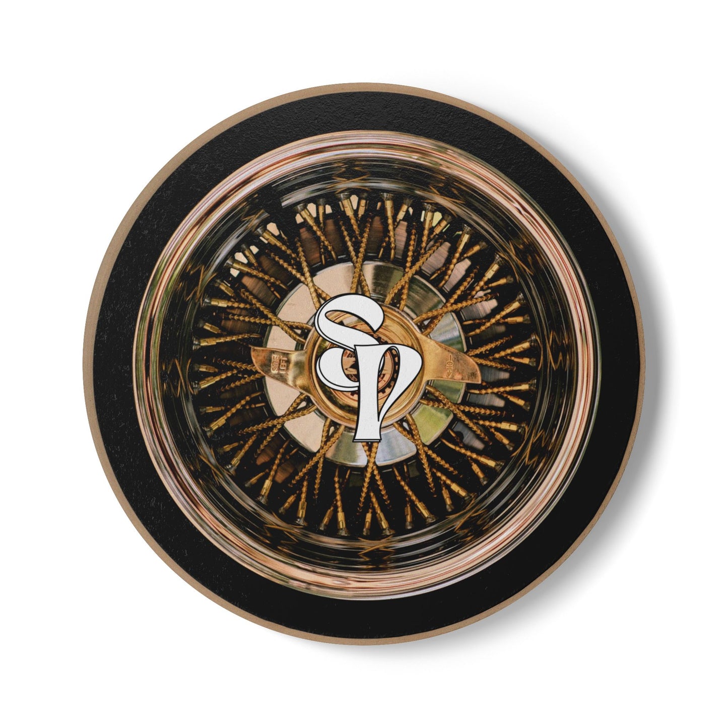 Lowrider Wheel Ceramic Coaster