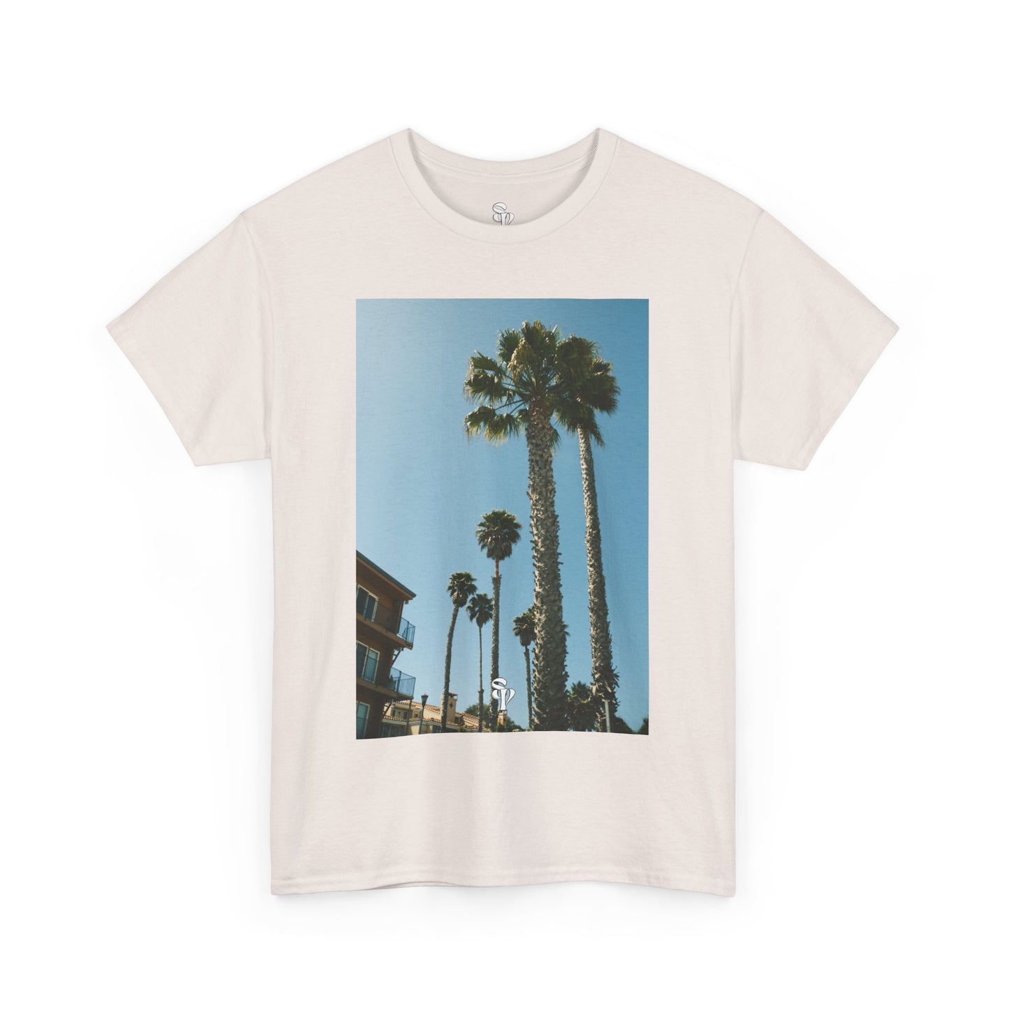 Palm Trees Unisex Heavy Cotton Tee