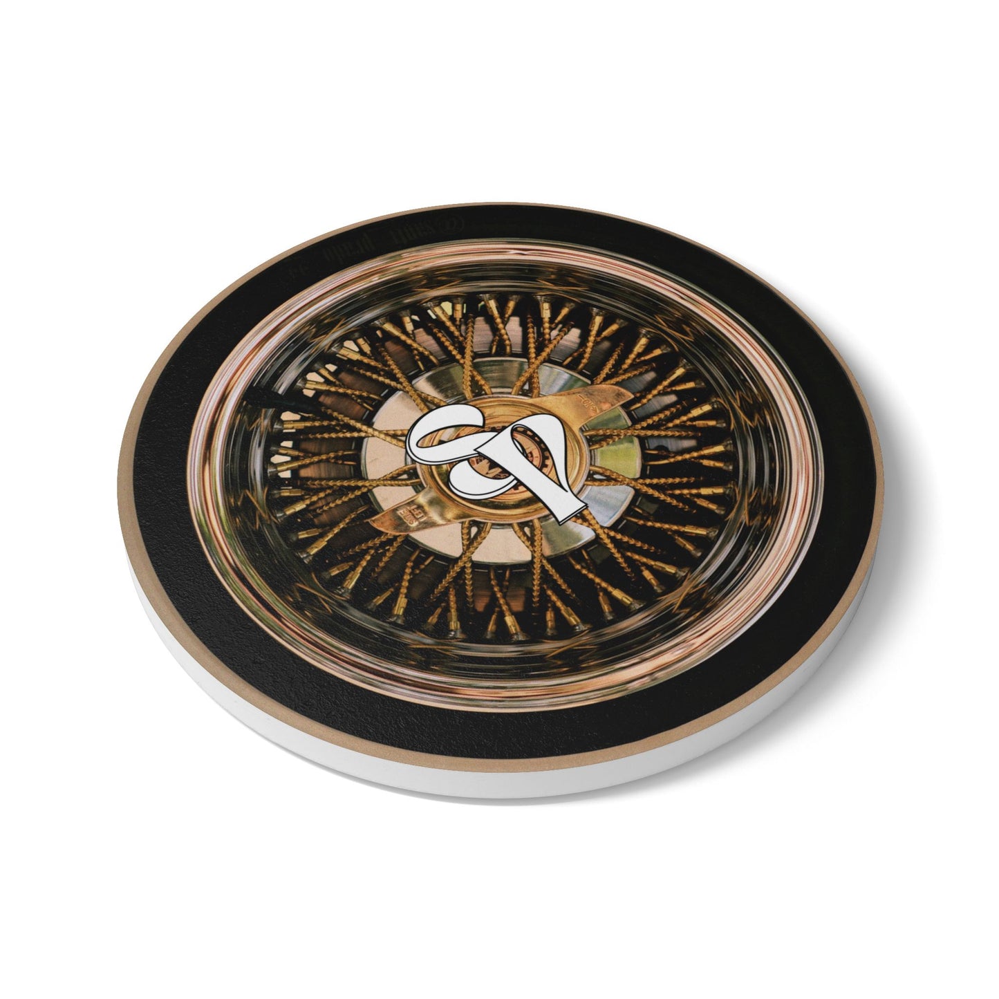 Lowrider Wheel Ceramic Coaster