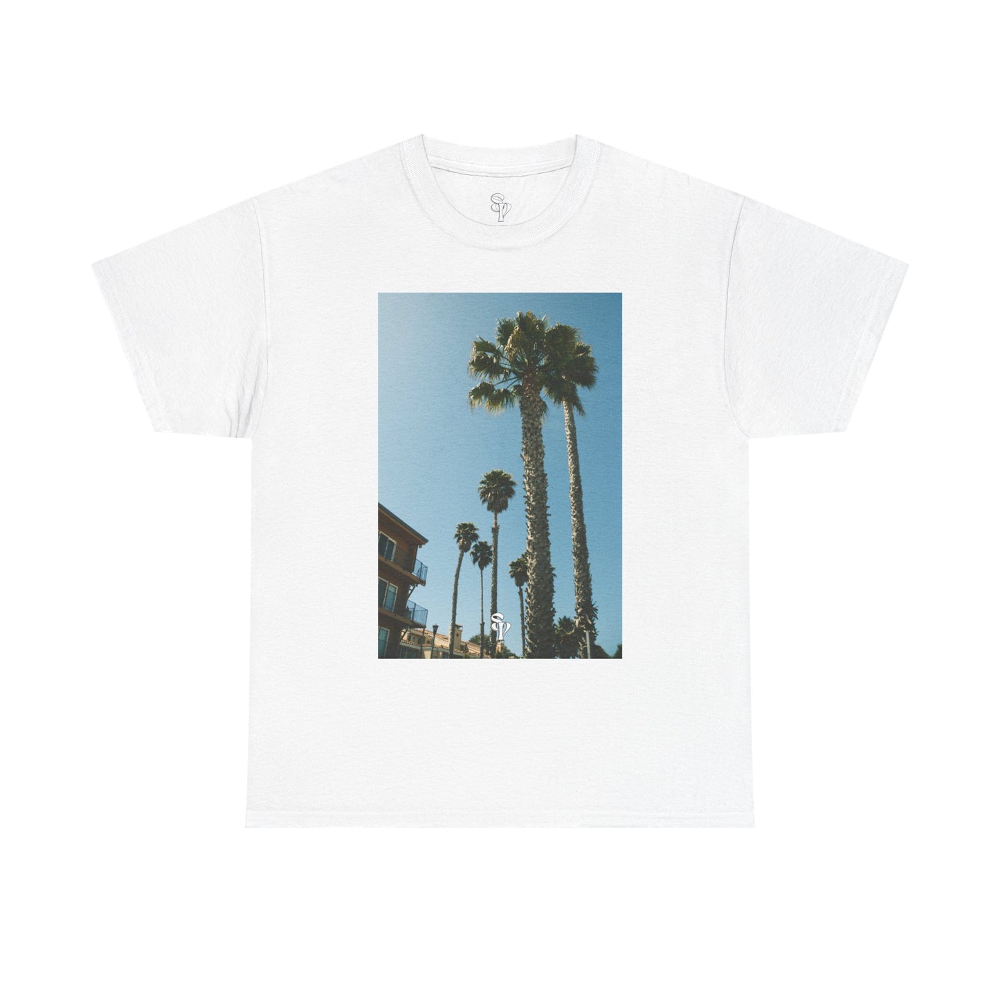 Palm Trees Unisex Heavy Cotton Tee