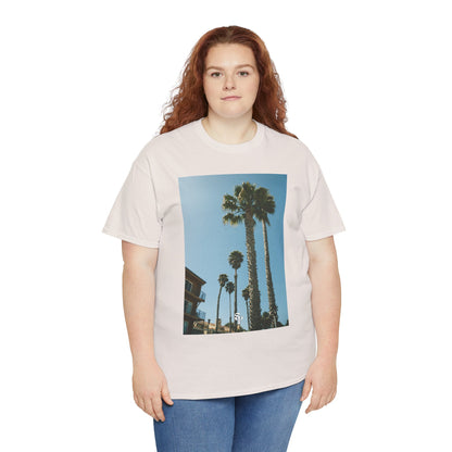 Palm Trees Unisex Heavy Cotton Tee