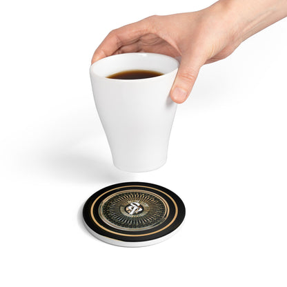 Lowrider Wheel Ceramic Coaster