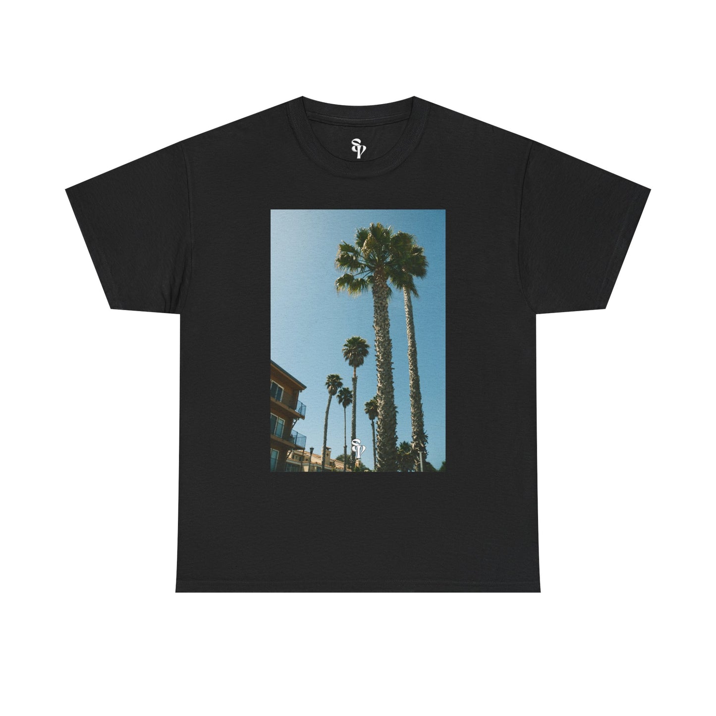 Palm Trees Unisex Heavy Cotton Tee